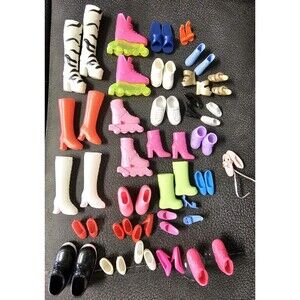 Barbie Size Clone Doll Sandals Ken Shoes Boots Mixed Lot 30 Pairs Some Vintage